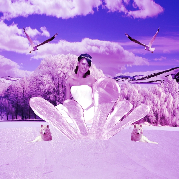 Creation of ice queen: Step 10
